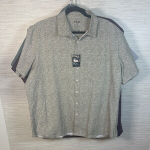 Bundle of 4 FLX Men's Casual Button Down Shirts